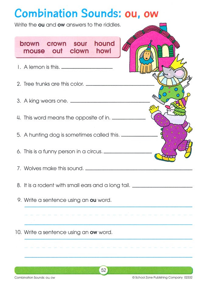 Blends & Phonics Review 1--3