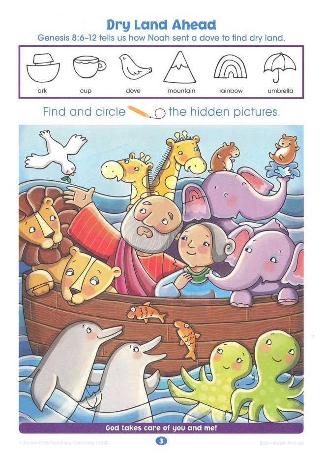 Bible Hidden Pictures! Ages 4-6