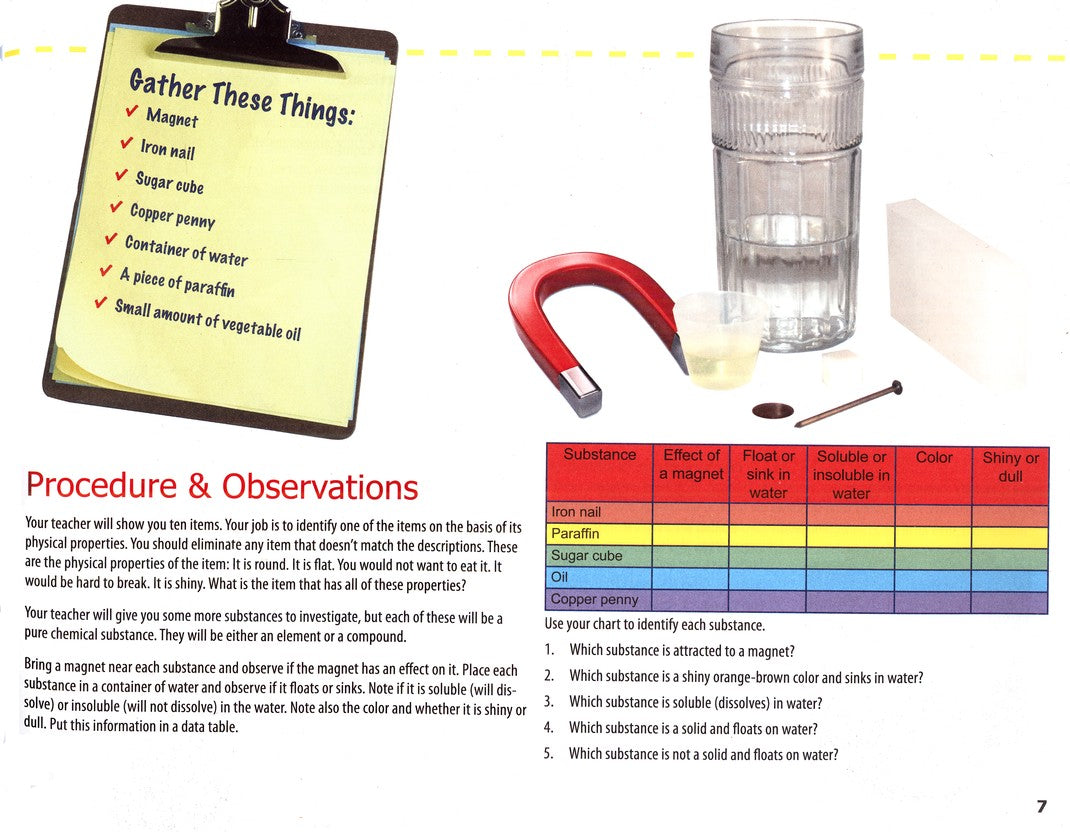 Elementary Chemistry: Matter: Its Properties and Its Changes