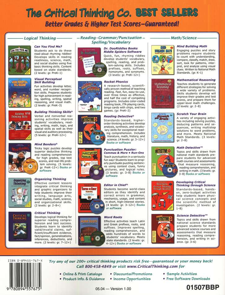 Reading Detective: Using Higher-Order Thinking to Improve Reading Comprehension Book A1 Grade 5-6