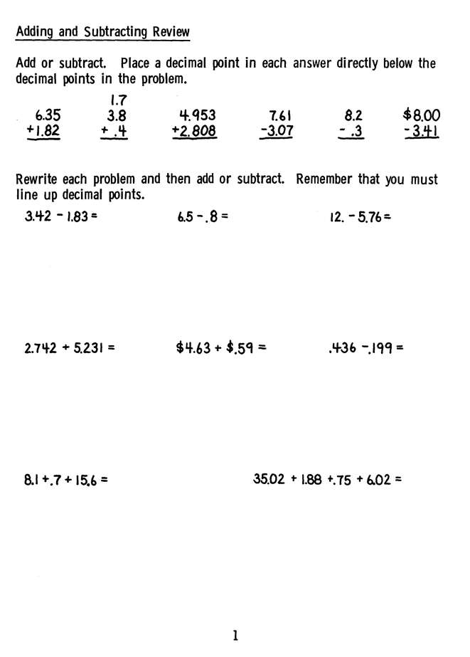 Key to Decimals, Book #3