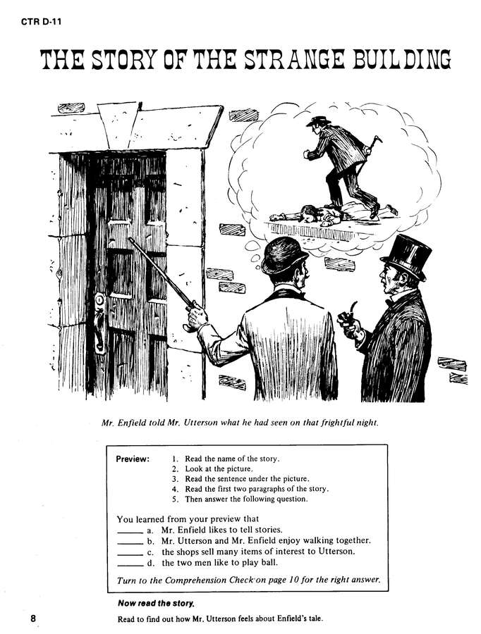 Dr. Jekyll and Mr. Hyde, Edcon Workbook, Level 4