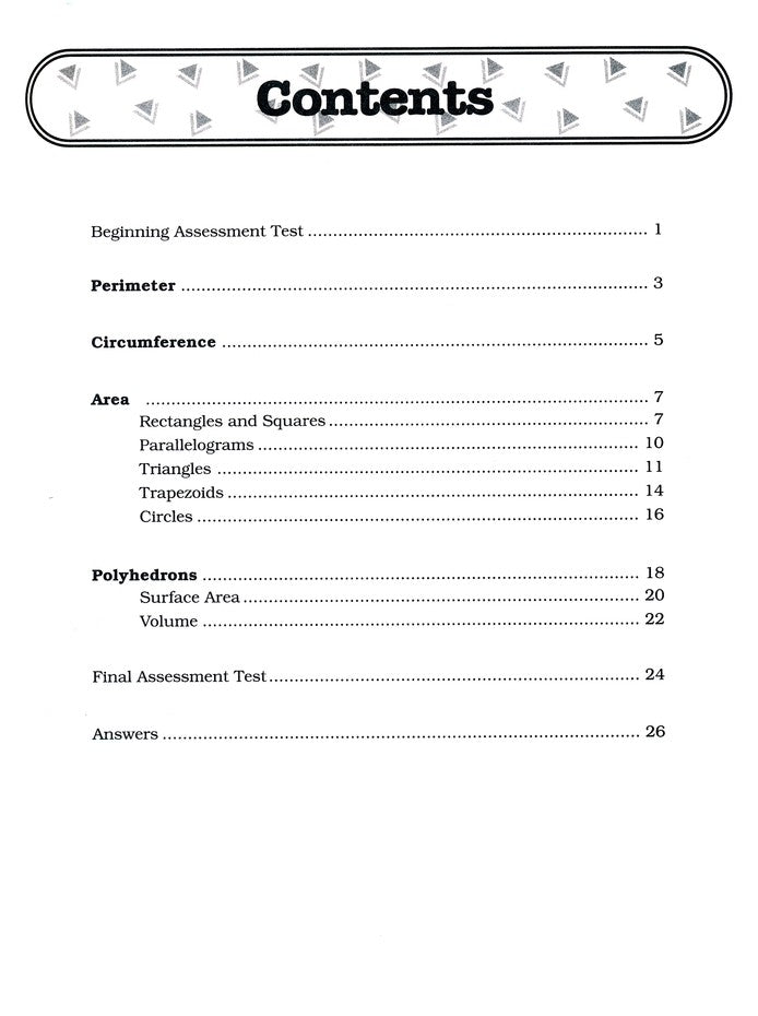 Straight Forward Math Series: Pre-Geometry, Book 2