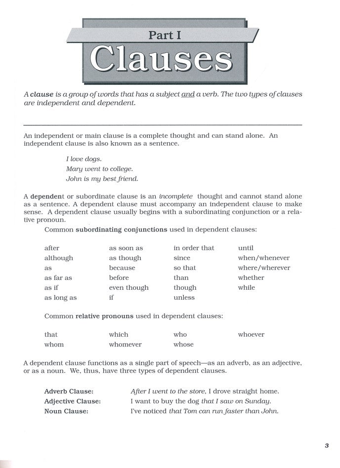 Clauses & Phrases (Large Edition)