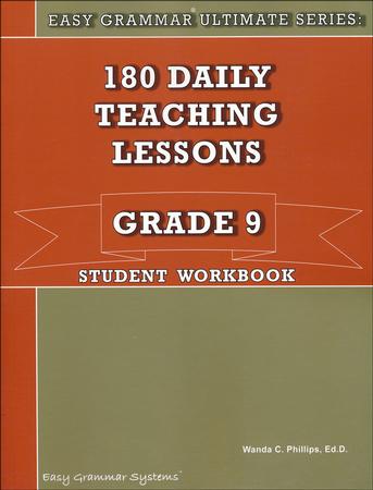 Easy Grammar Ultimate Series: 180 Daily Teaching Lessons, Grade 9 Student Workbook