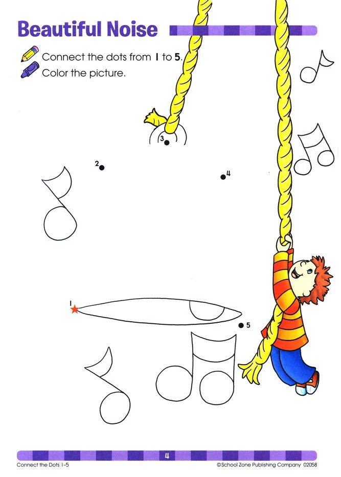 Motor Skills-Connect the Dots, Preschool Get Ready Workbooks