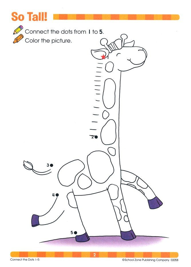 Motor Skills-Connect the Dots, Preschool Get Ready Workbooks