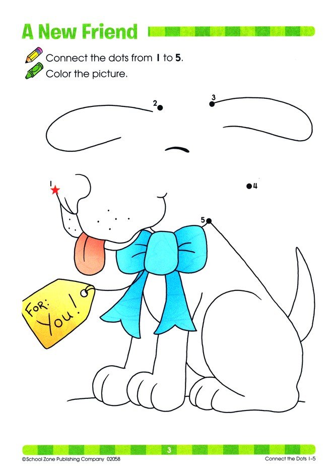 Motor Skills-Connect the Dots, Preschool Get Ready Workbooks