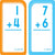 Addition 0 - 12, Math Flash Cards