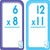 Multiplication 0 - 12, Math Flash Cards