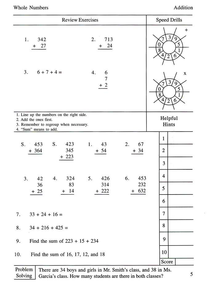 Mastering Essential Math Skills, Revised Edition: Book One