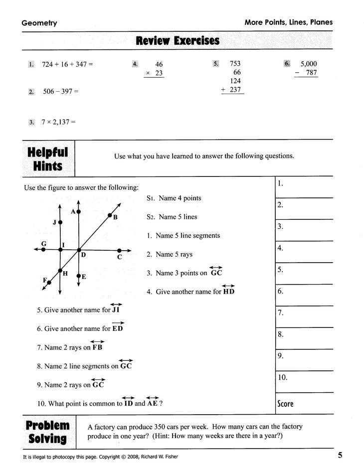 Mastering Essential Math Skills: Geometry