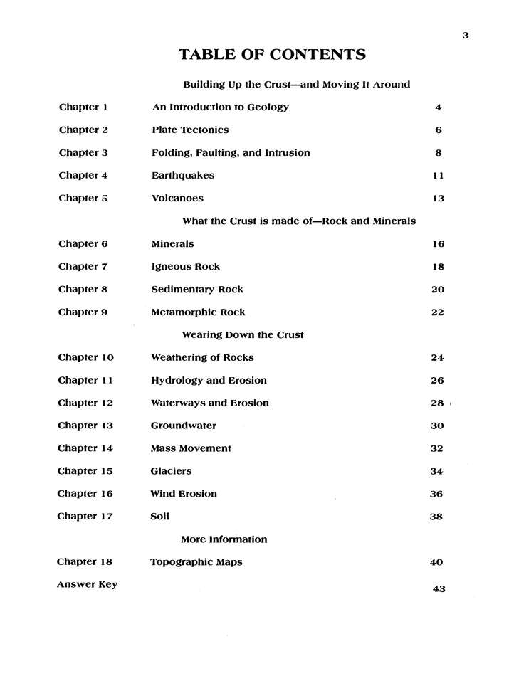 Lyrical Earth Science -Geology with CD            Volume 1