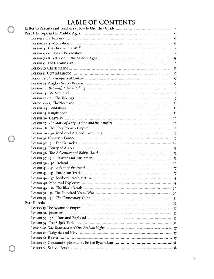 History Odyssey: Middle Ages, Level Two Grades 5-9