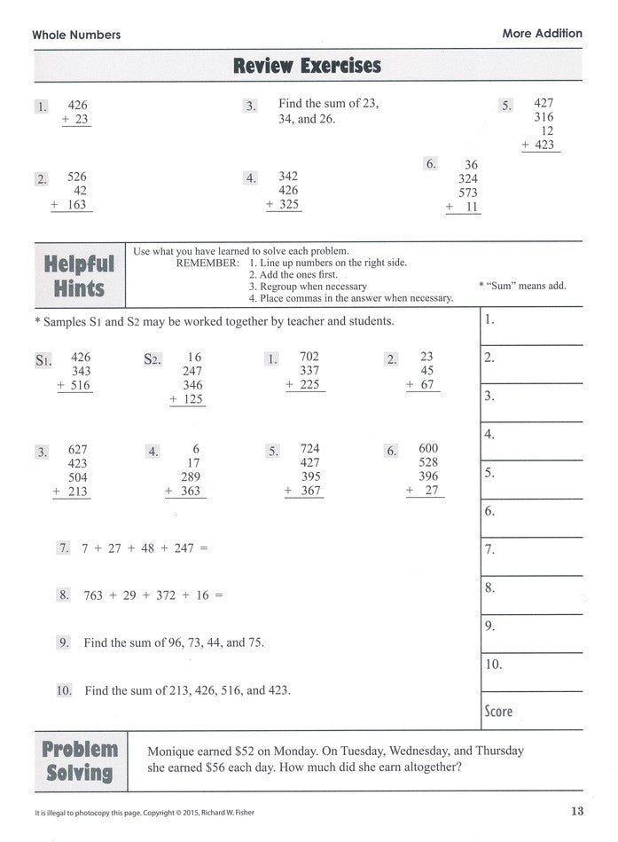 The Ultimate Math Survival Guide, Part 1 (Whole Numbers /Integers, Fractions, Decimals/Percents) Gr. 4-8