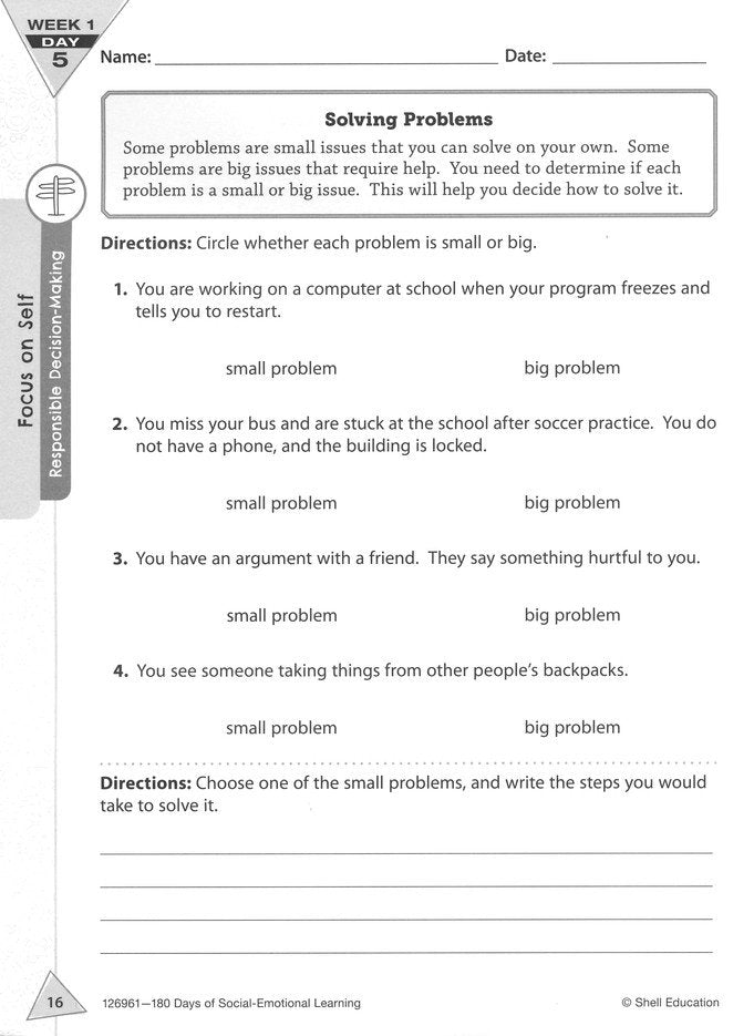 180 Days of Social-Emotional Learning for Fifth Grade