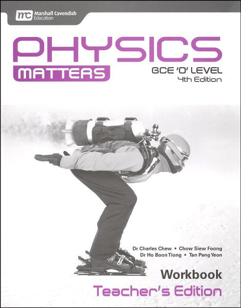 Physics Matters Workbook Teacher's Edition Grades 9-10 4th Edition, Reprint