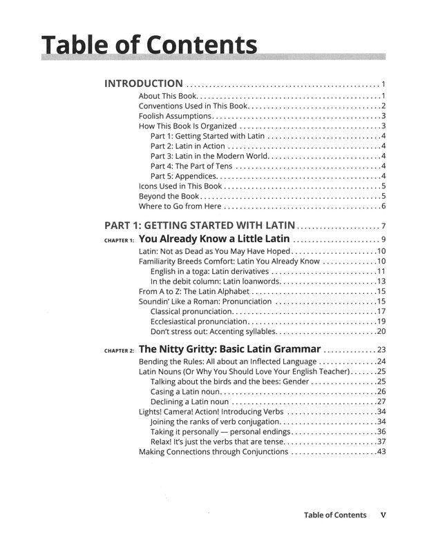Latin For Dummies
