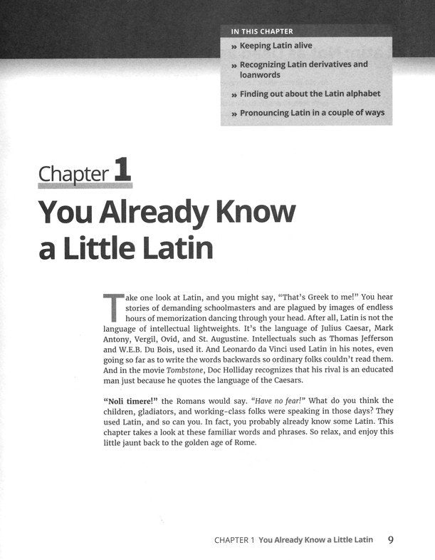 Latin For Dummies