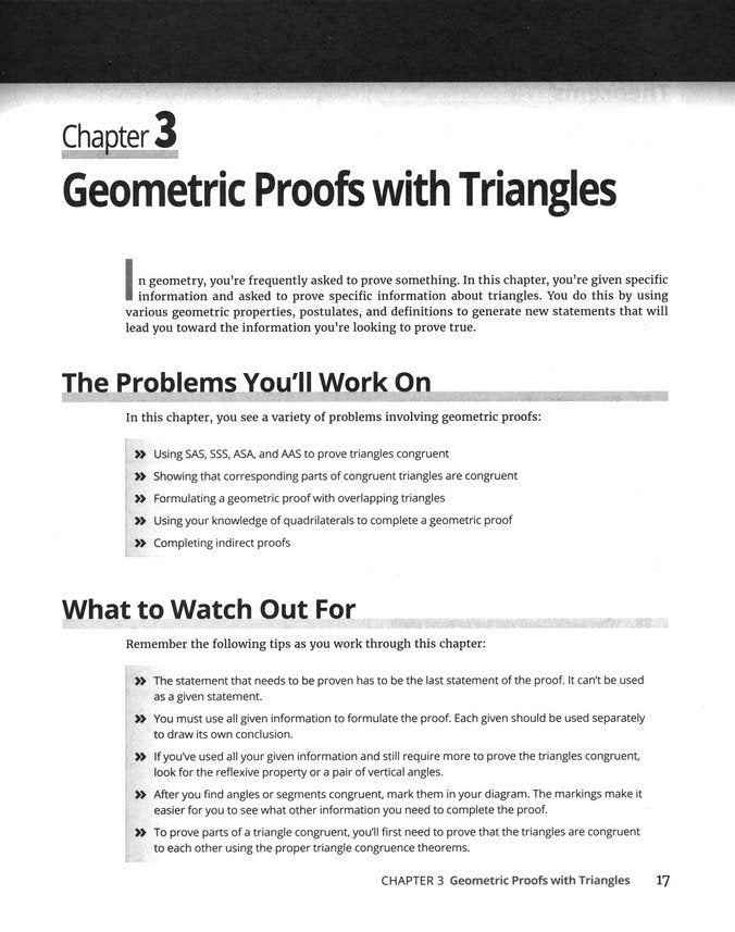 Geometry: 1001 Practice Problems For Dummies (+ Free Online Practice)