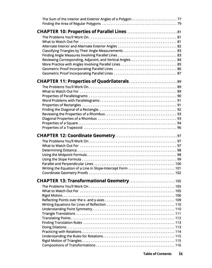 Geometry: 1001 Practice Problems For Dummies (+ Free Online Practice)