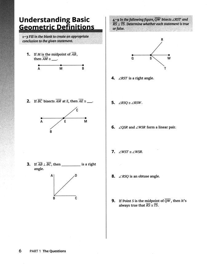 Geometry: 1001 Practice Problems For Dummies (+ Free Online Practice)