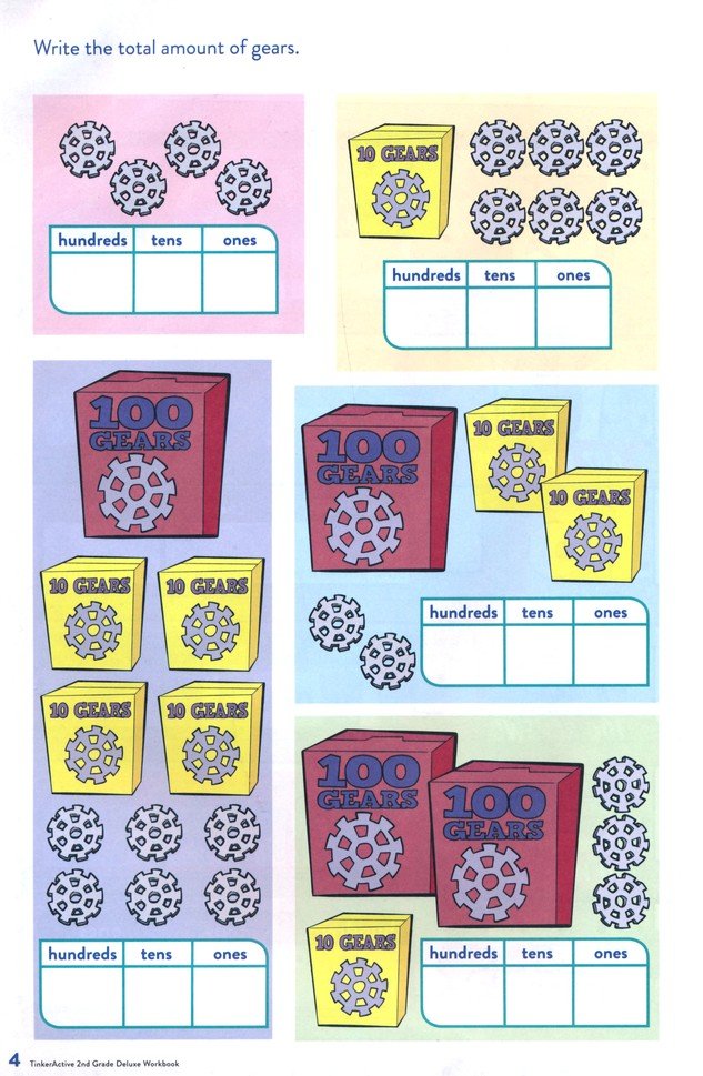 TinkerActive 2nd Grade 3-in-1 Workbook