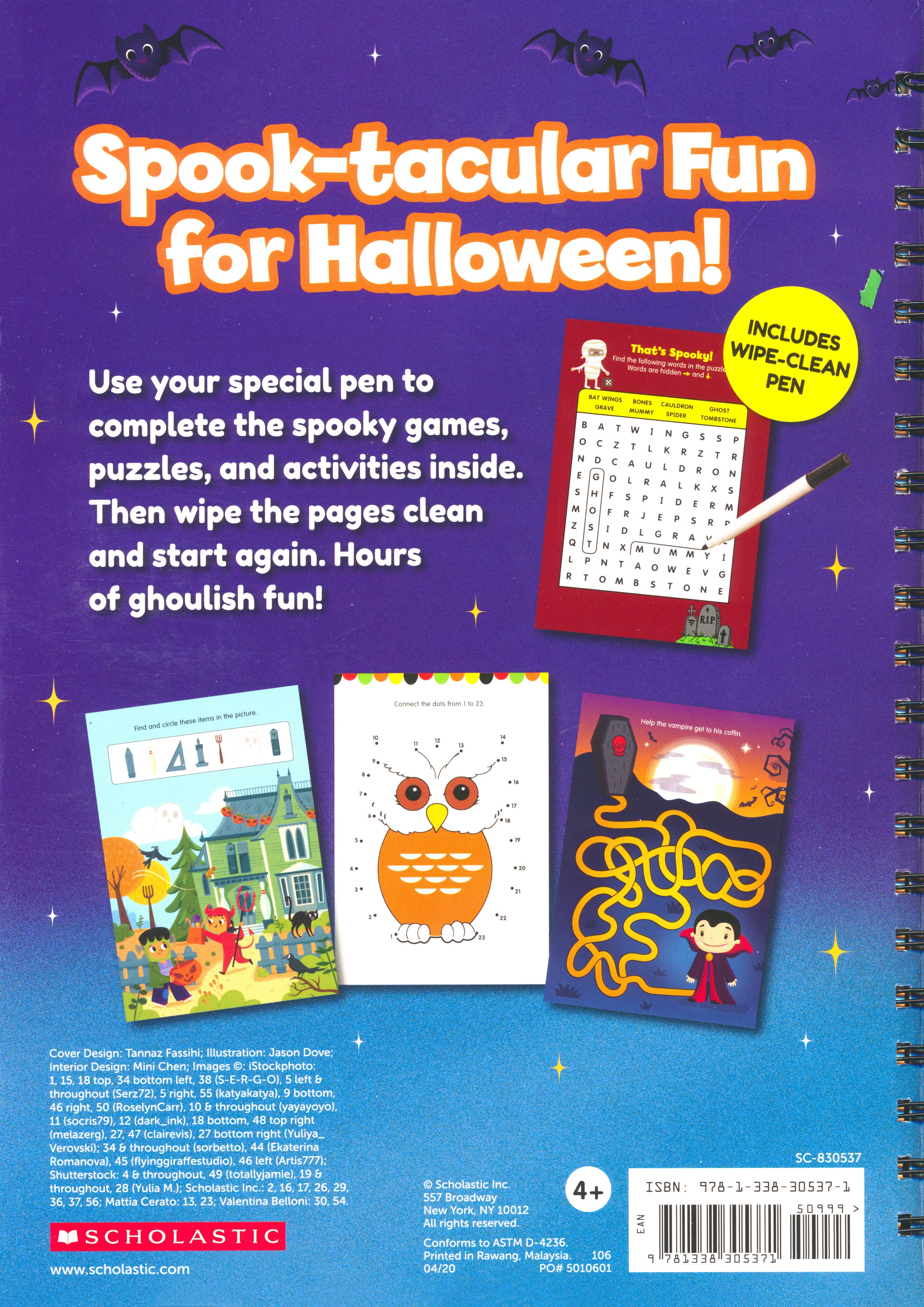 Wipe Clean Activity Book: Halloween