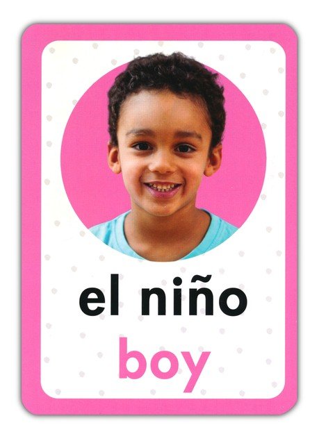 50 Spanish-English First Words: Scholastic Early Learners (Flashcards)