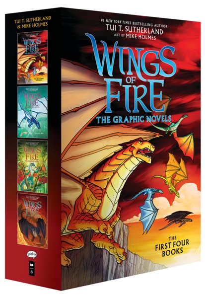 Wings of Fire Graphic Novels Boxed Set, Volumes 1-4, softcover