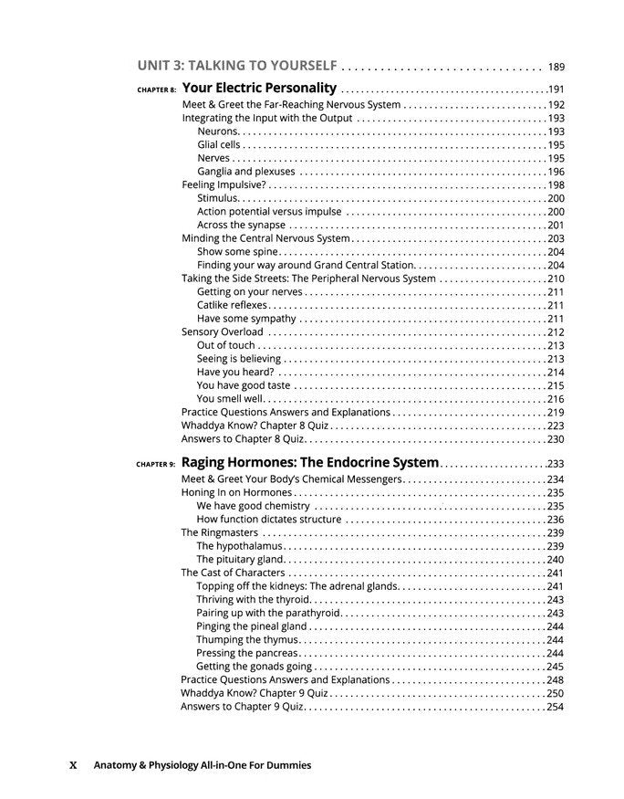 Anatomy & Physiology All-in-One For Dummies (+ Chapter Quizzes Online)