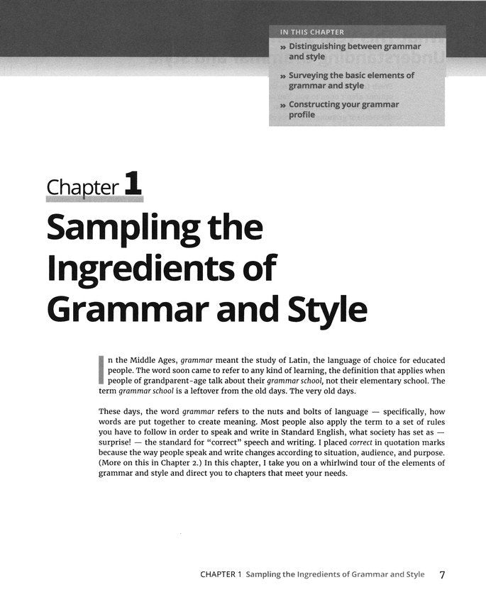 English Grammar All-in-One For Dummies (+ Chapter Quizzes Online)