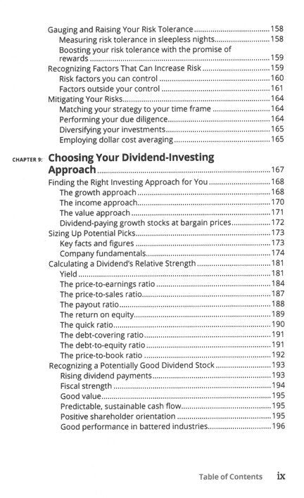 Investing In Dividends For Dummies