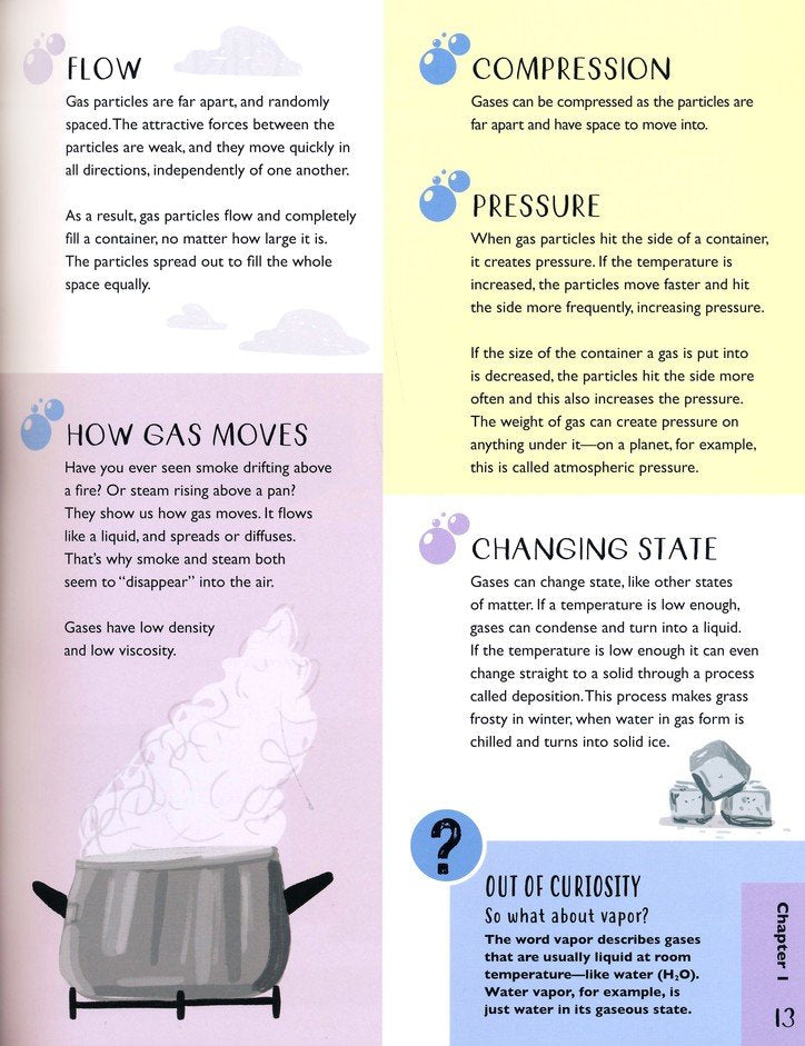 Chemistry for Curious Kids: An Illustrated Introduction to Atoms, Elements, Chemical Reactions, and More!