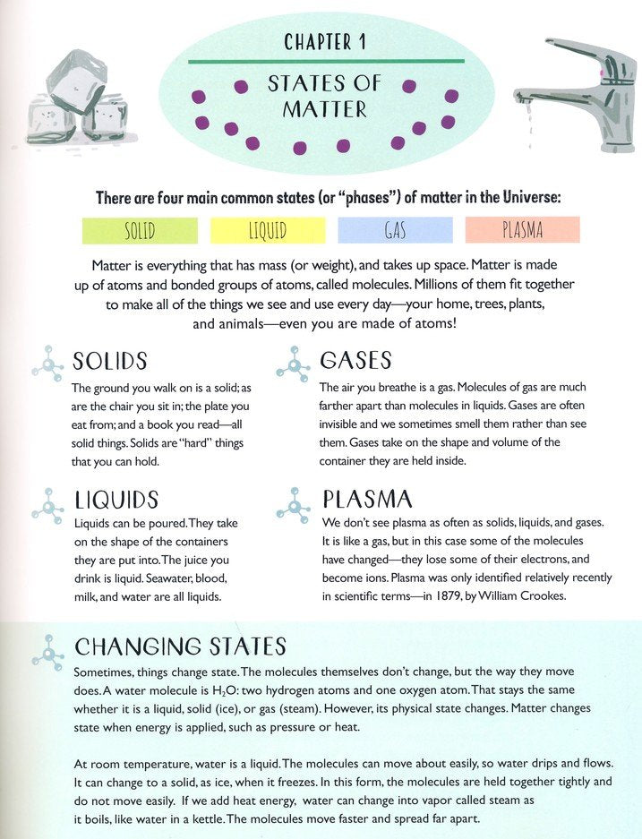 Chemistry for Curious Kids: An Illustrated Introduction to Atoms, Elements, Chemical Reactions, and More!