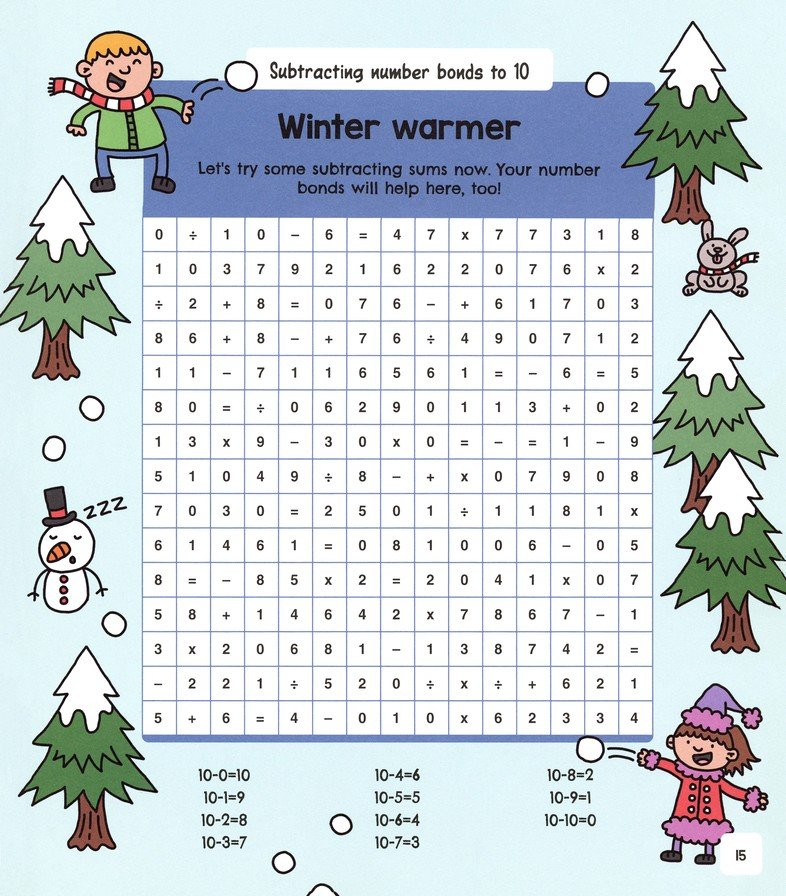 Number Search: Adding and Subtracting--Over 80 Fun Number Grid Puzzles!