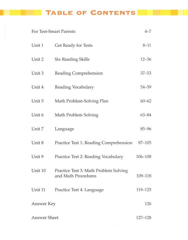 Test Prep: Grade 7