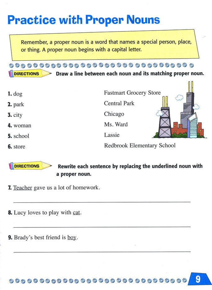 Language Arts Flash Kids Workbook, Grade 2