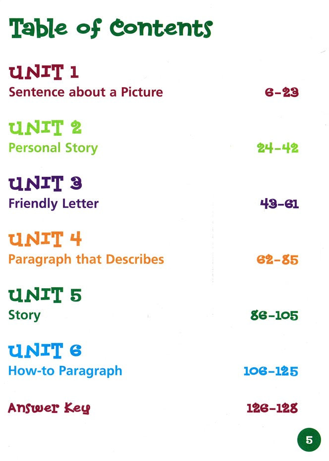 Writing Skills Flash Kids Workbook, Grade 2