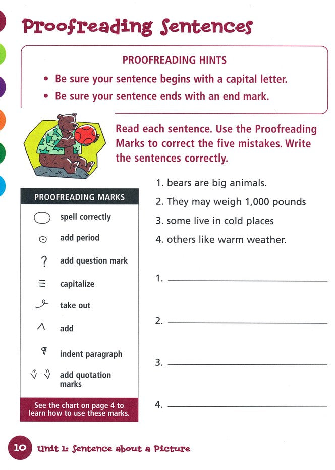 Writing Skills Flash Kids Workbook, Grade 2