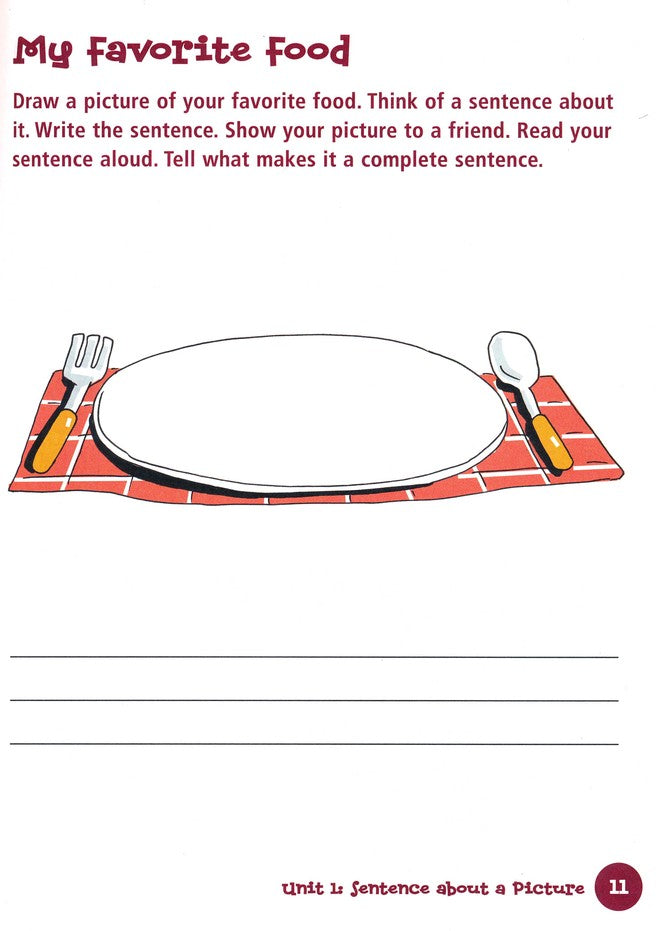 Writing Skills Flash Kids Workbook, Grade 2