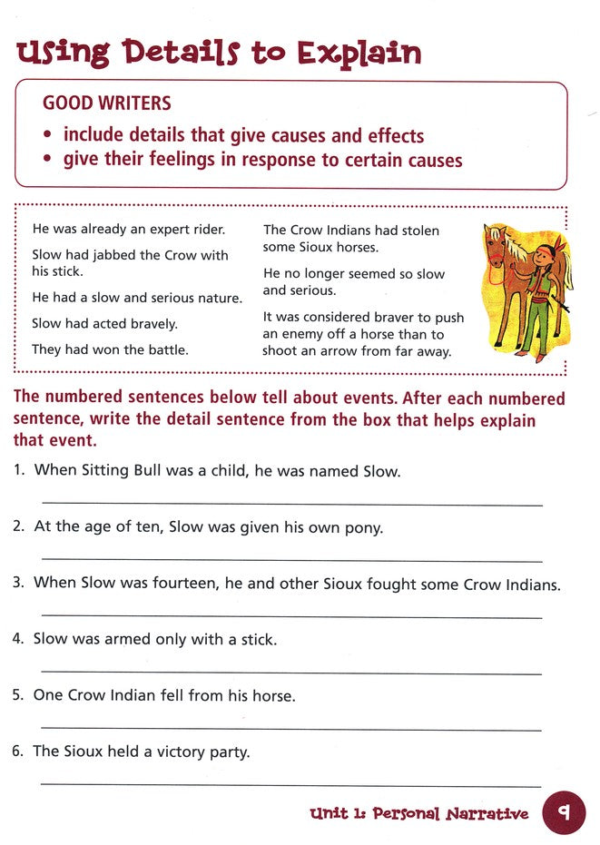 Writing Skills Flash Kids Workbook, Grade 5