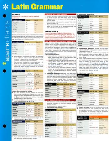 Latin Grammar SparkCharts