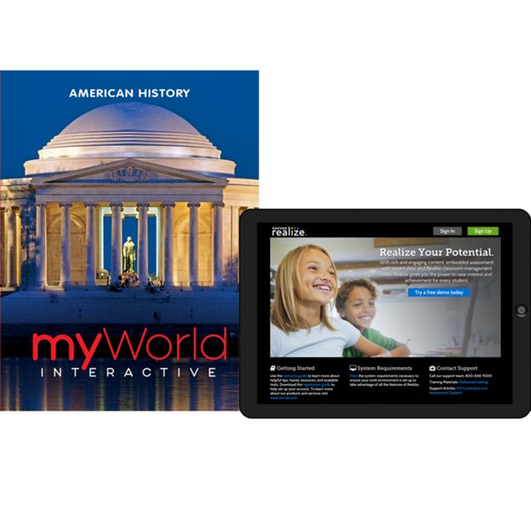 myWorld Interactive: Middle Grades American History Homeschool Bundle (2019 Copyright; Grades 6-8)