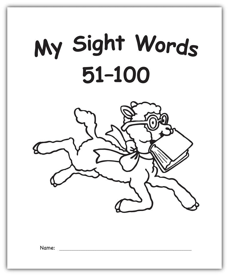 My Own Books: My Sight Words 51-100