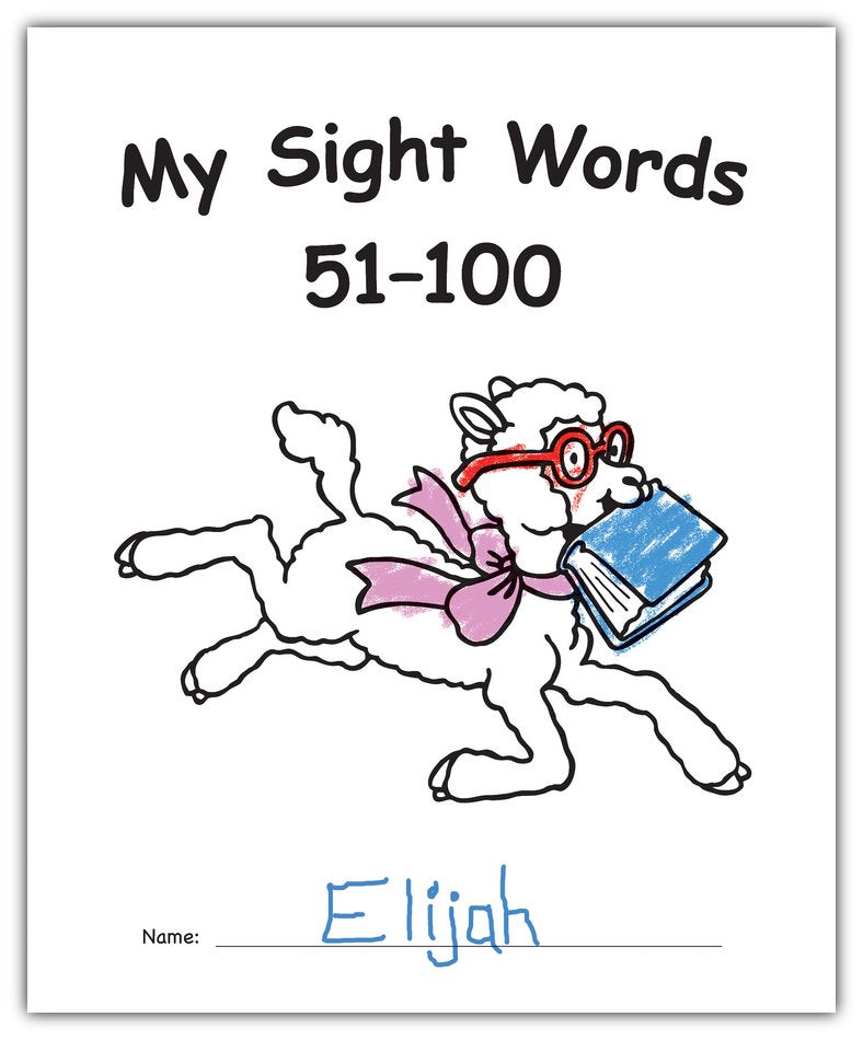 My Own Books: My Sight Words 51-100