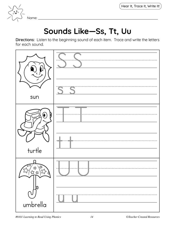 Learning to Read Using Phonics, Book 1