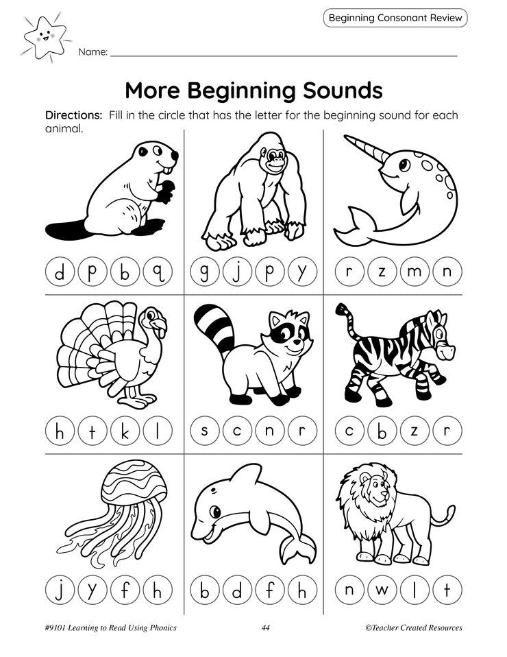 Learning to Read Using Phonics, Book 1