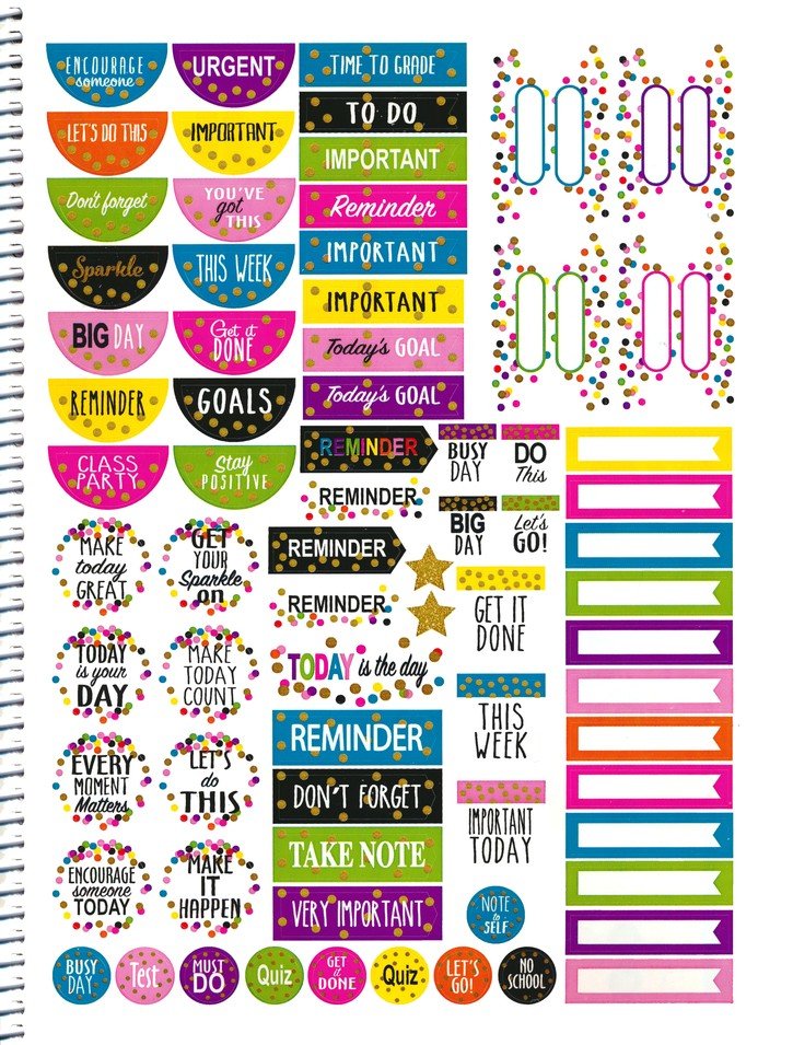 Confetti Lesson Planner