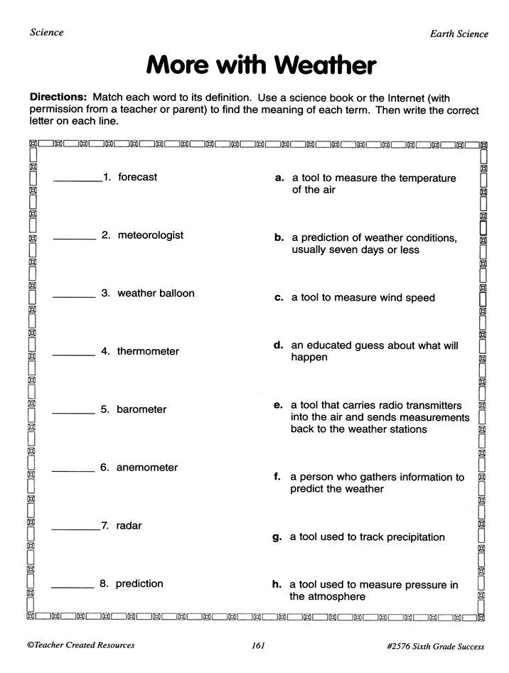 Sixth Grade Success
